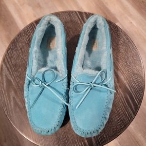 Ugg Dakota Blue Moccasin Slippers size 11 10